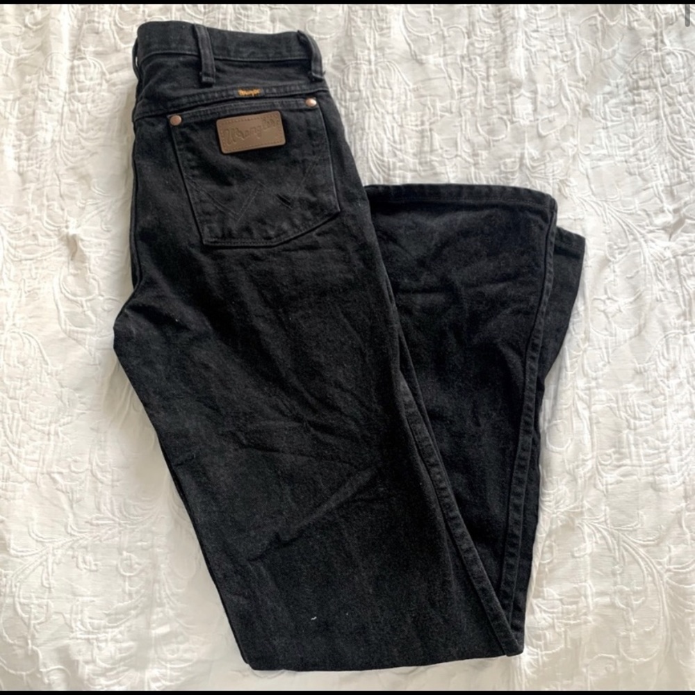 Vintage Wrangler black jeans